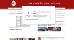 Desktop Screenshot of clubesantaluzia.com.br