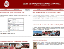 Tablet Screenshot of clubesantaluzia.com.br